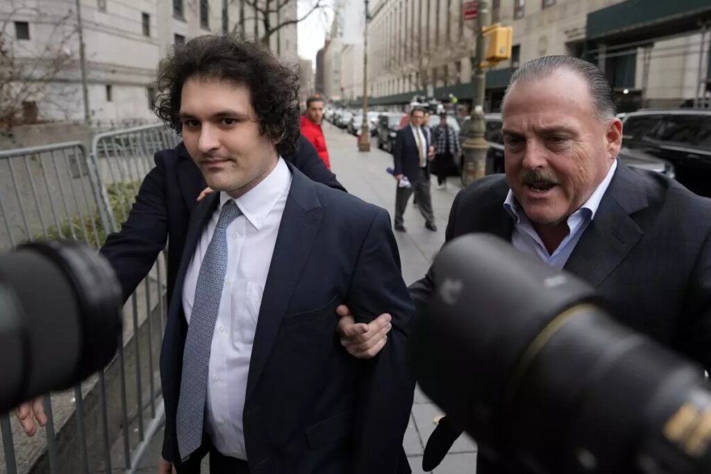 Sam Bankman-Fried arrives at the Federal Courthouse in Manhattan on February 16, 2023 - The Coinomist