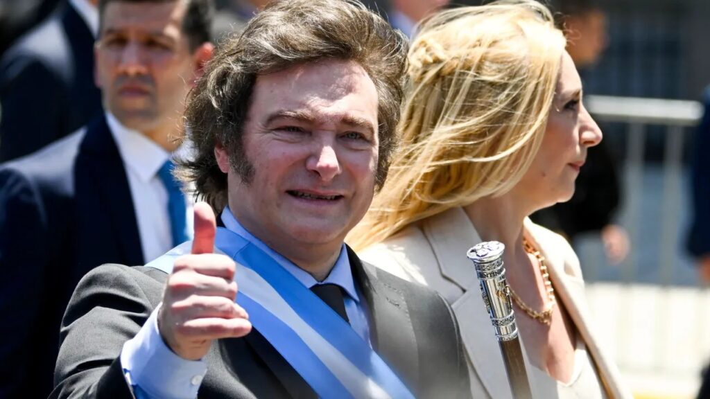 Argentine President Javier Milei after his inauguration in Buenos Aires on December 10, 2023 - The Coinomist