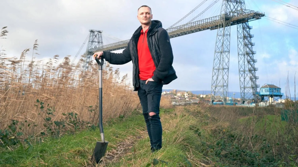 James Howells at the site of his lost Bitcoin — The Coinomist.