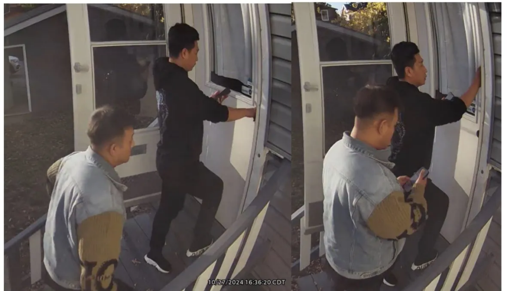Surveillance footage of the alleged kidnappers. - The Coinomist