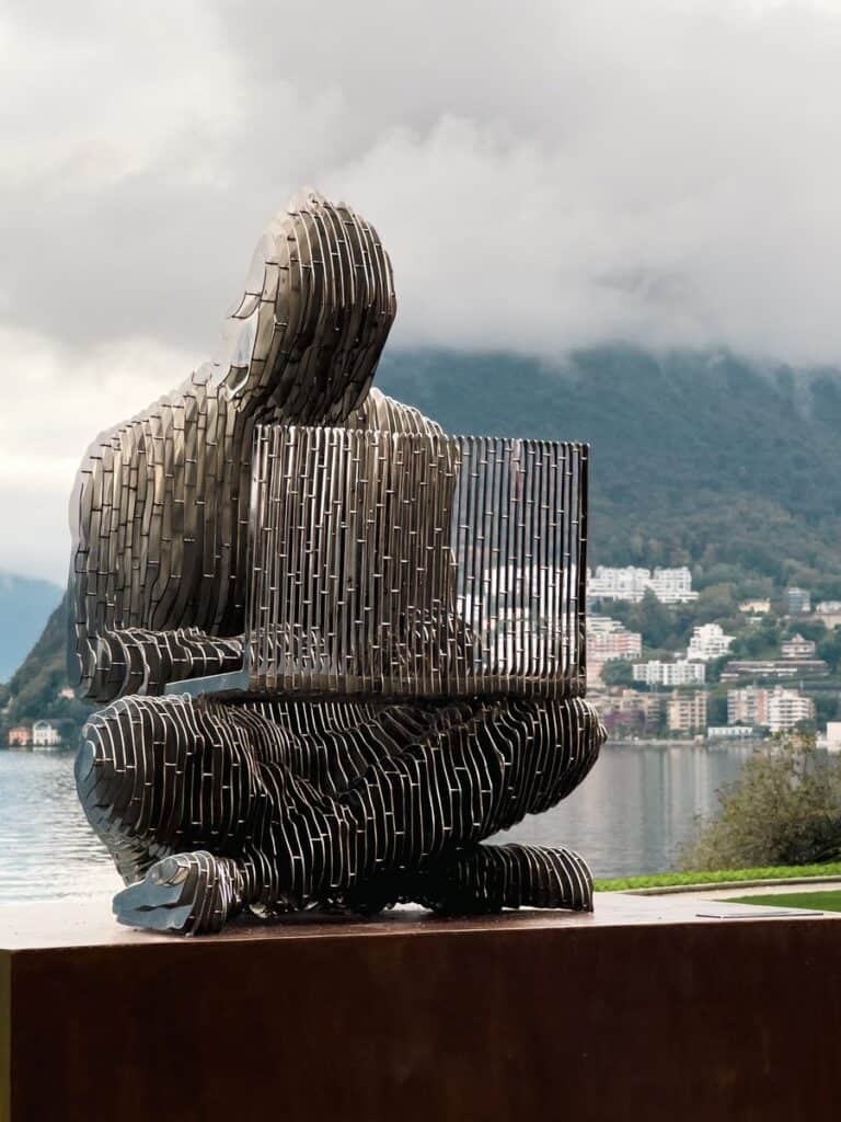 Satoshi Nakamoto Statue in Lugano (Switzerland) – The Coinomist