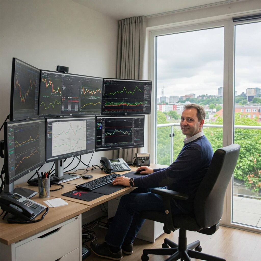 Trader With a Trading Station - The Coinomist