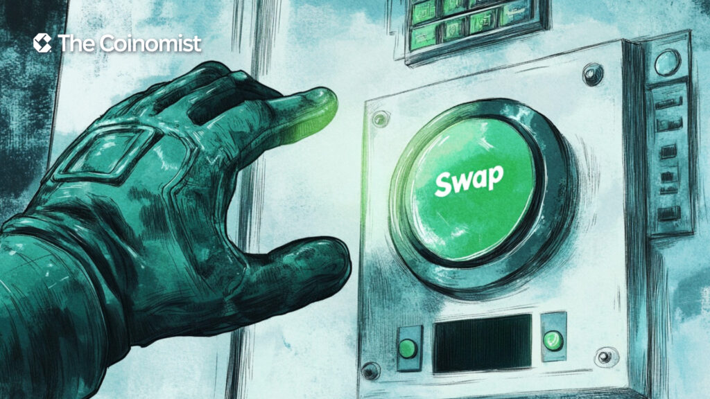 Pump.fun logo, DEX, PumpSwap - The Coinomist