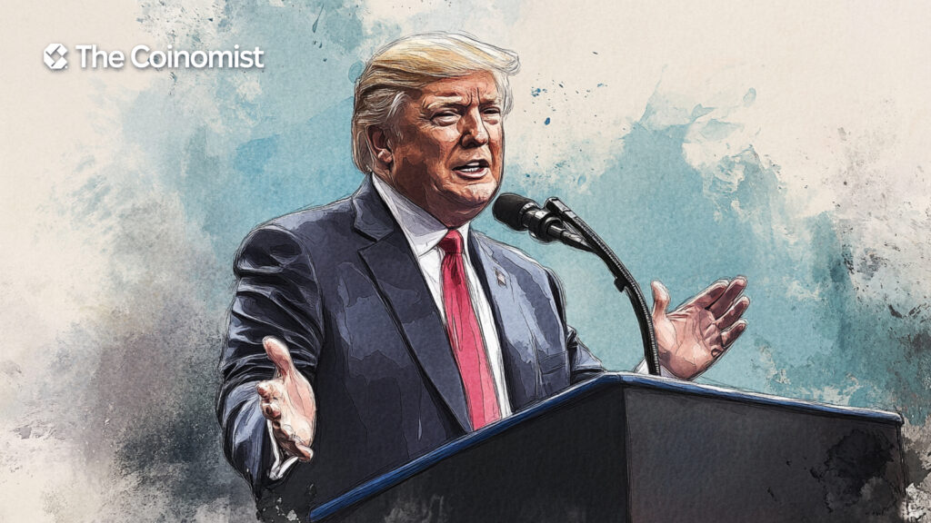 Donald Trump speaks - The Coinomist
