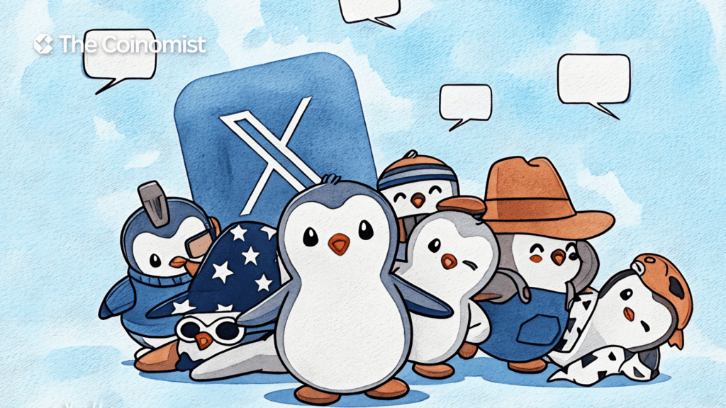 Crypto Talk on X Today_ KOLs on PENGU BTC Accumulation & More. The Coinomist