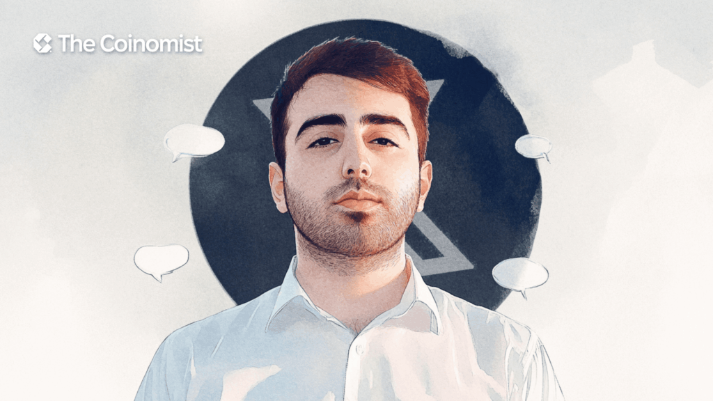 RTFKT Head of Tech Samuel Cardillo on the cover - The Coinomist