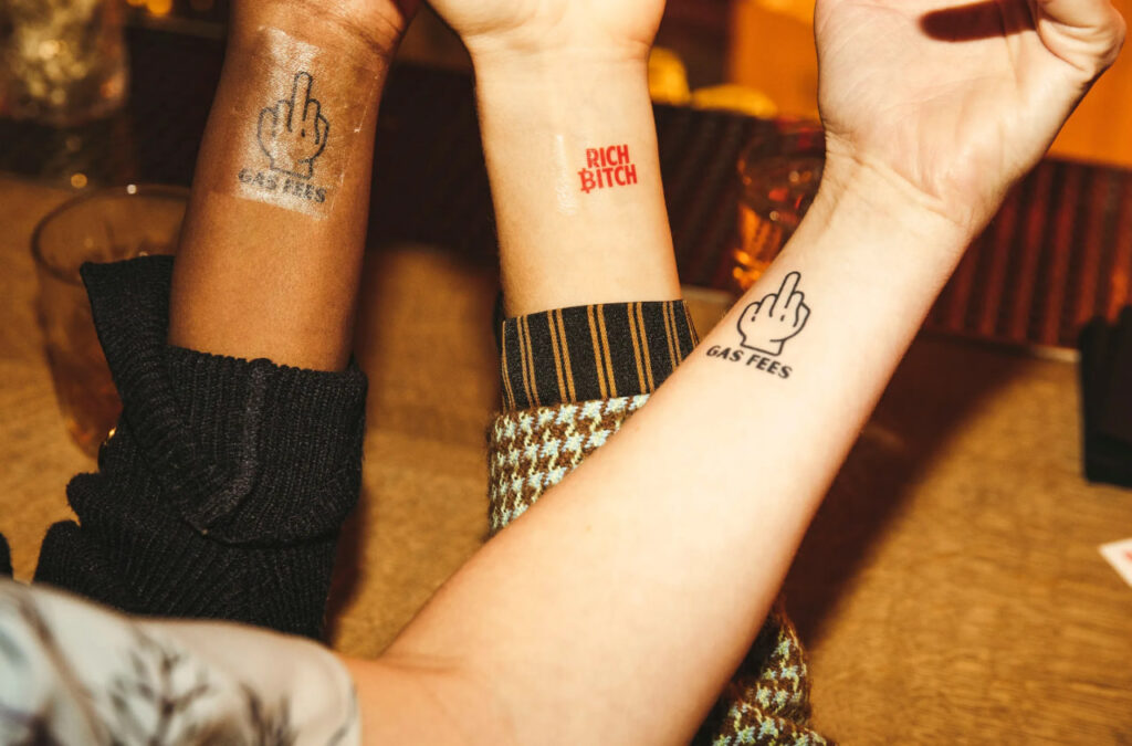 Not sure where your loyalties lie? Start with a temporary crypto tattoo – The Coinomist