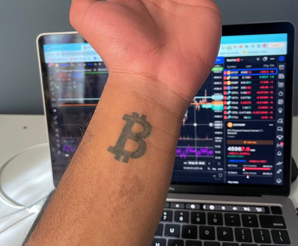 One of the most common crypto tattoos is the Bitcoin logo – The Coinomist