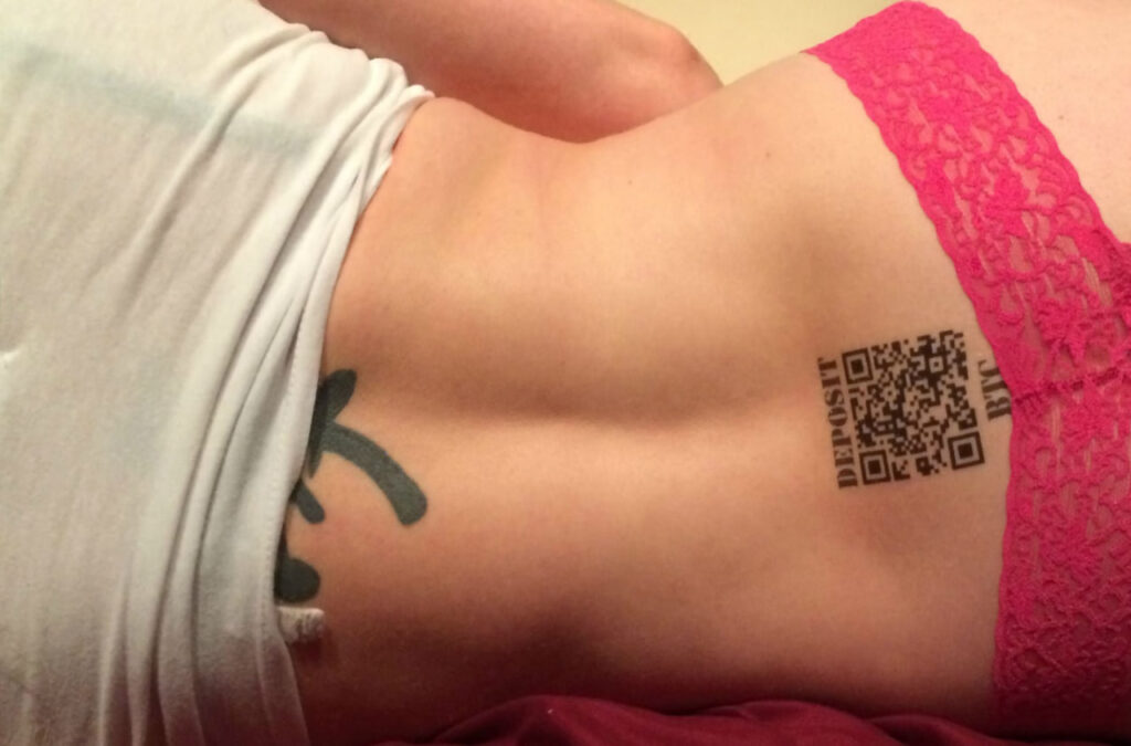 Some escort workers are also joining the trend, tattooing wallet QR codes directly on their bodies – The Coinomist