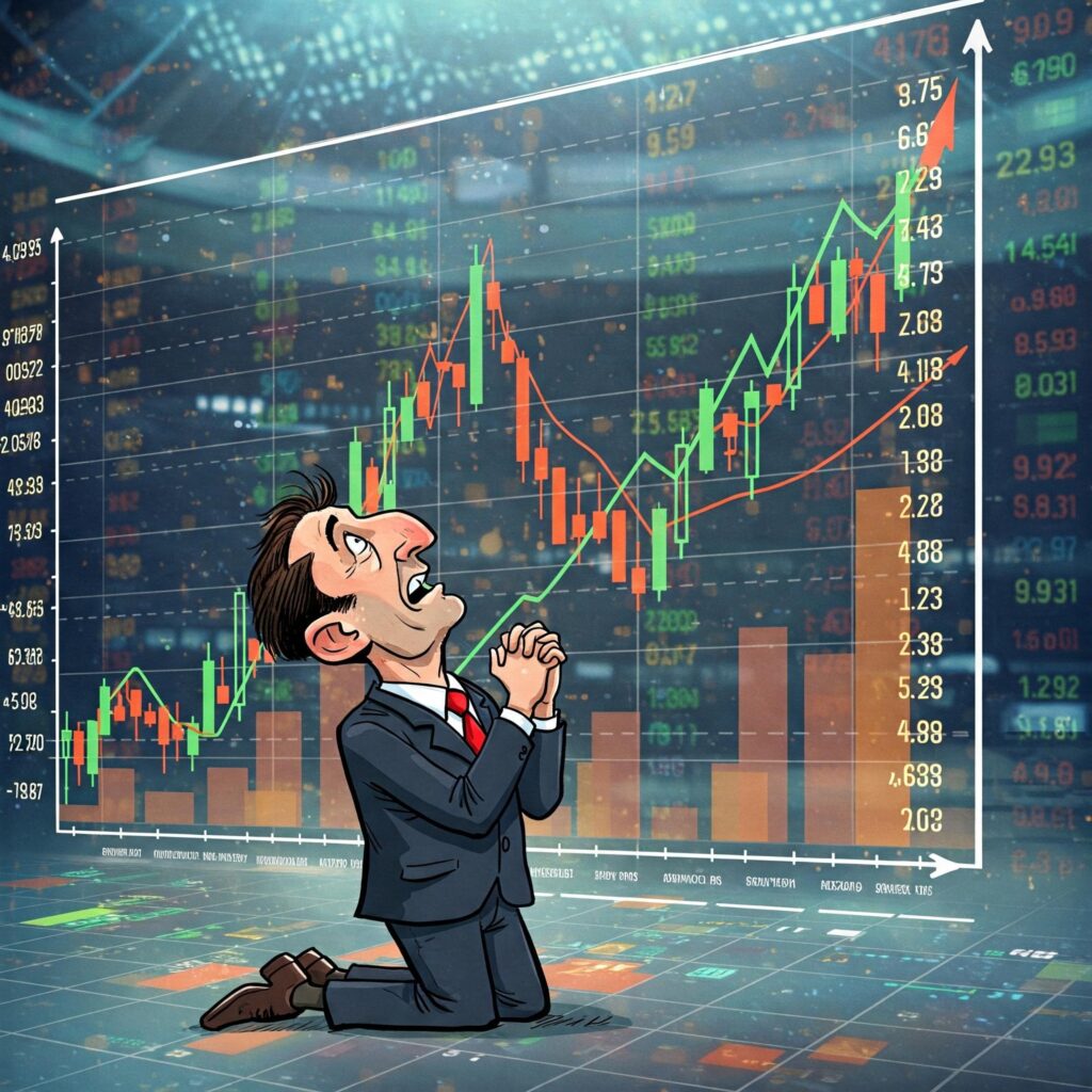 Some pray to God. Others pray to the price chart – The Coinomist