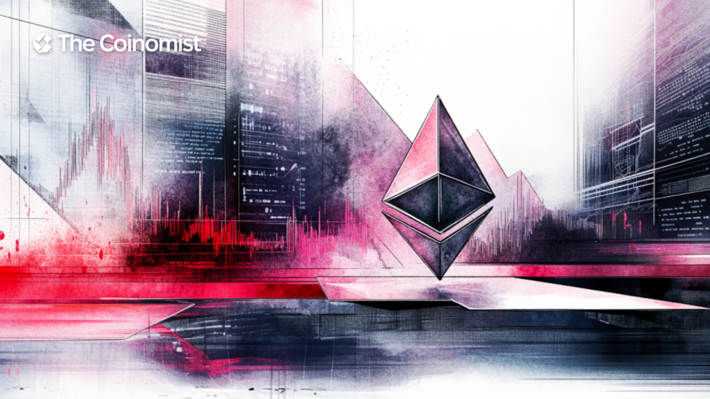 ETH red downtrend chart, Ethereum - The Coinomist