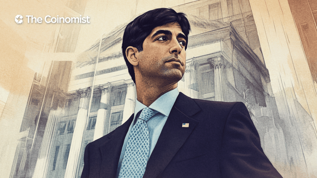 Warsh as central figure — composed, analytical, in a high-stakes role - The Coinomist