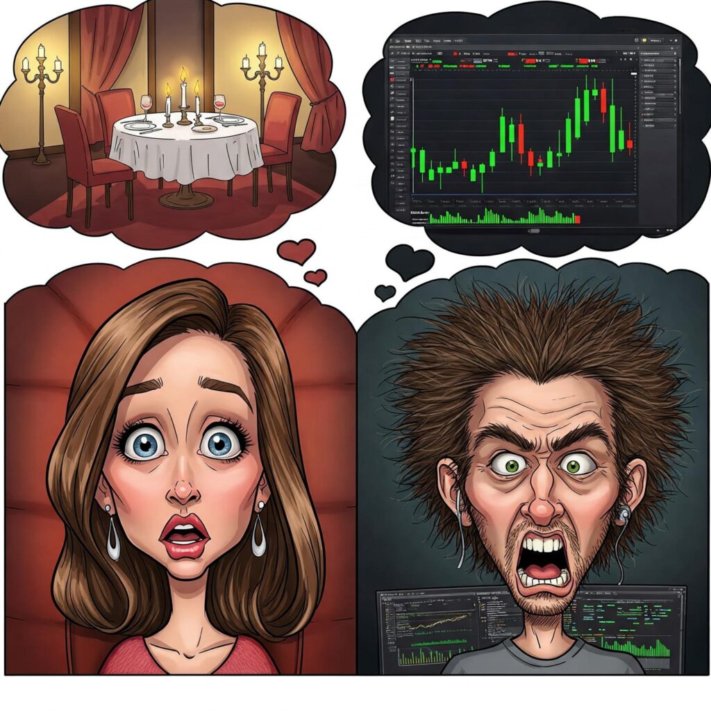 “Candlelight Dinner” cartoon - The Coinomist