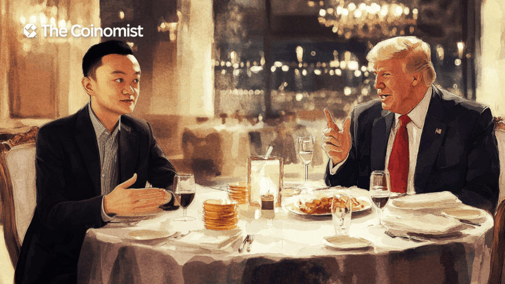 Justin Sun has a dinner with Donald Trump - The Coinomist