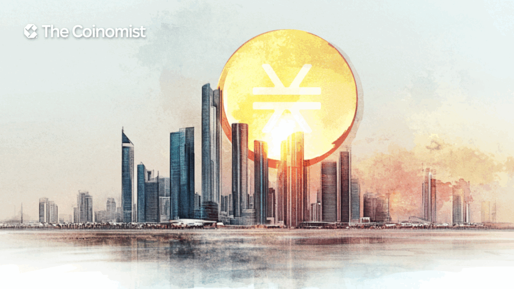 Stacks logo, UAE flag in the backrground - The Coinomist