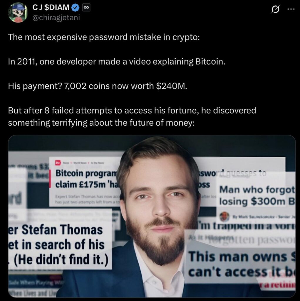 Stefan Thomas’s story went viral on Reddit again in March 2025 - The Coinomist