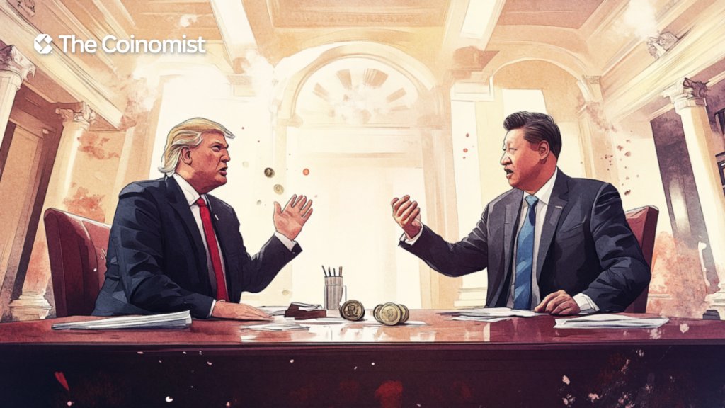The tariff war between China and the US continues. The Coinomist