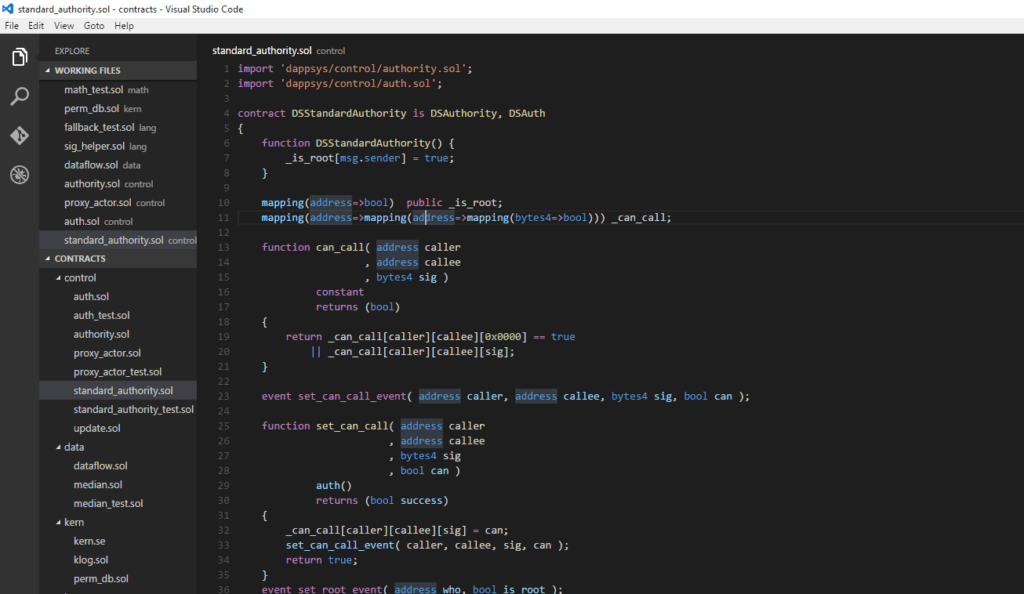 Solidity code snippet - The Coinomist
