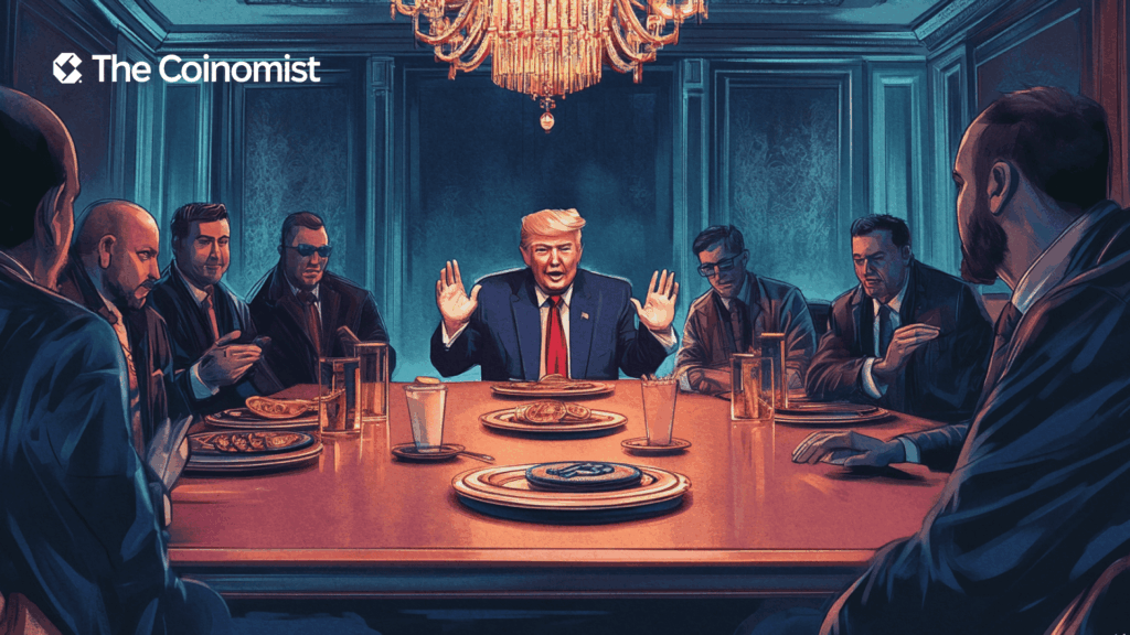 Trump dines with crypto traders - The Coinomist