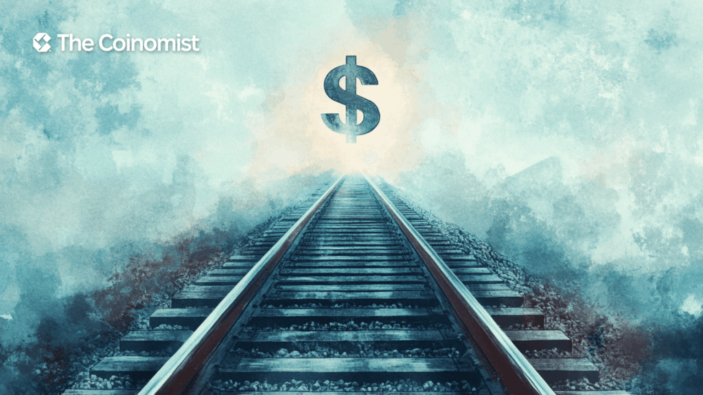 A metaphor of railroads, bridges, or highways representing financial infrastructure - The Coinomist
