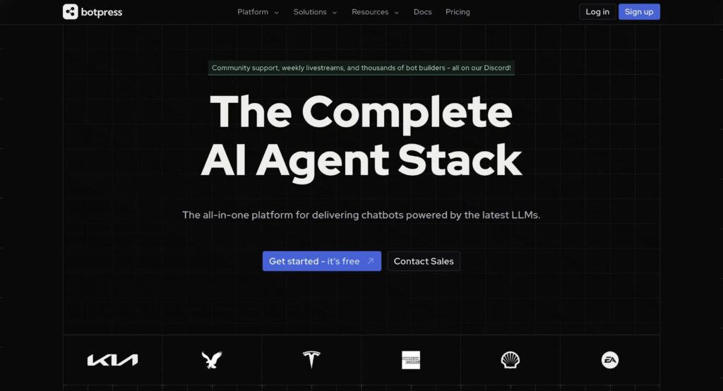 Botpress AI platform interface - The Coinomist