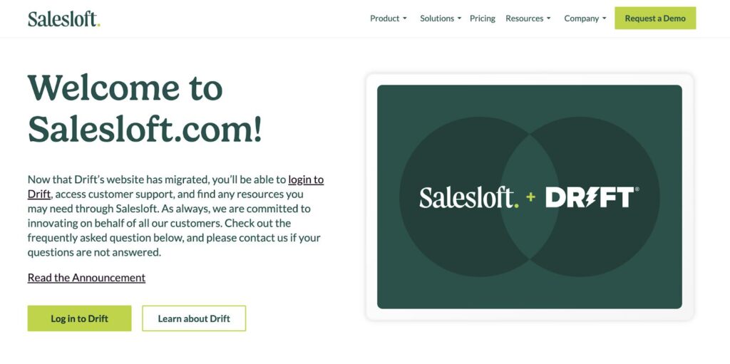 Drift’s migration to Salesloft - The Coinomist