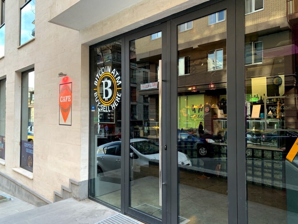 In Tbilisi, spotting a crypto café is easy—just look for the BTC logo on the door – The Coinomist