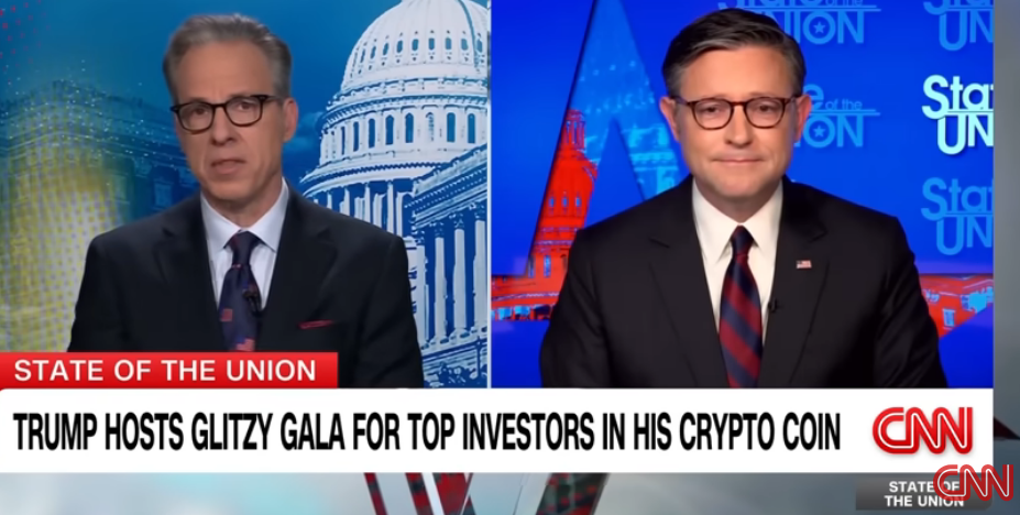 Johnson says Trump didn’t tell him about the crypto dinner with TRUMP token whales — The Coinomist.