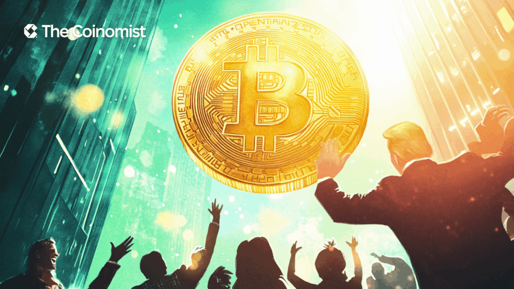 Bitcoin breaks through $100K on a green background—everyone’s celebrating - The Coinomist