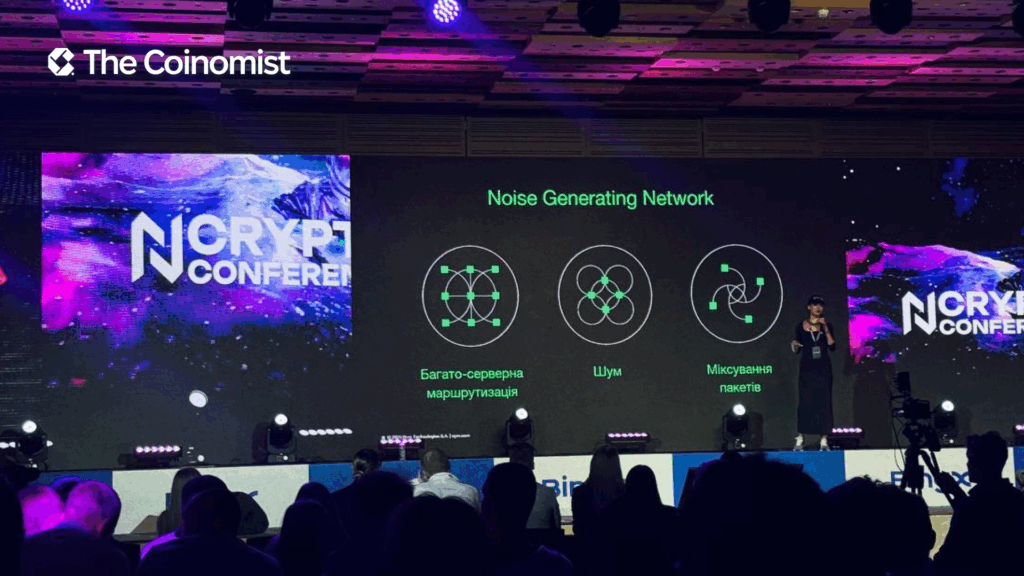 Nym team presenting at the N Crypto Conference — The Coinomist.