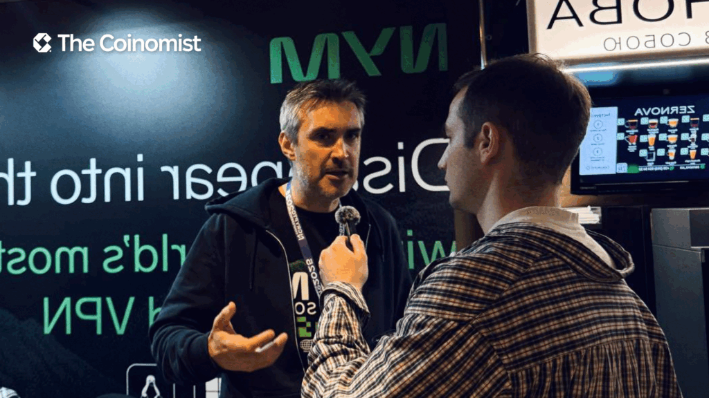 The Coinomist journalist Vlad Vovk interviews Nym COO Alexis Roussel— The Coinomist.