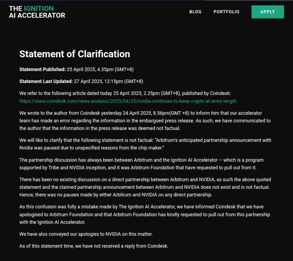 theignition.ai responds to CoinDesk’s article - The Coinomist