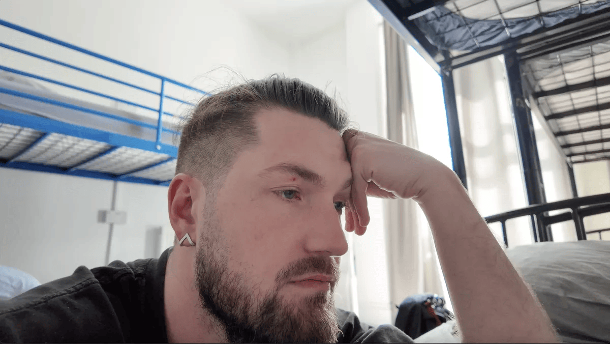 Photo of Jacob after losing his entire crypto savings - The Coinomist