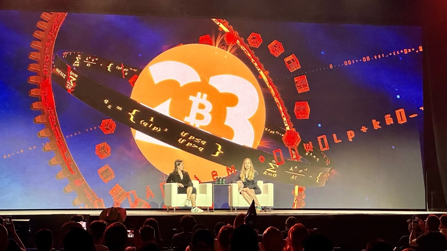 Lyn Alden appearing alongside Natalie Smolenski at Bitcoin 2023 – The Coinomist