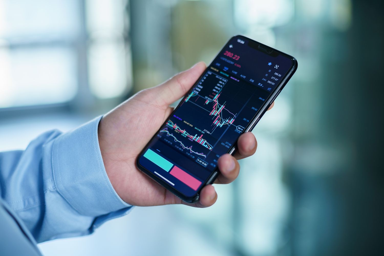 Smartphone for trading – The Coinomist