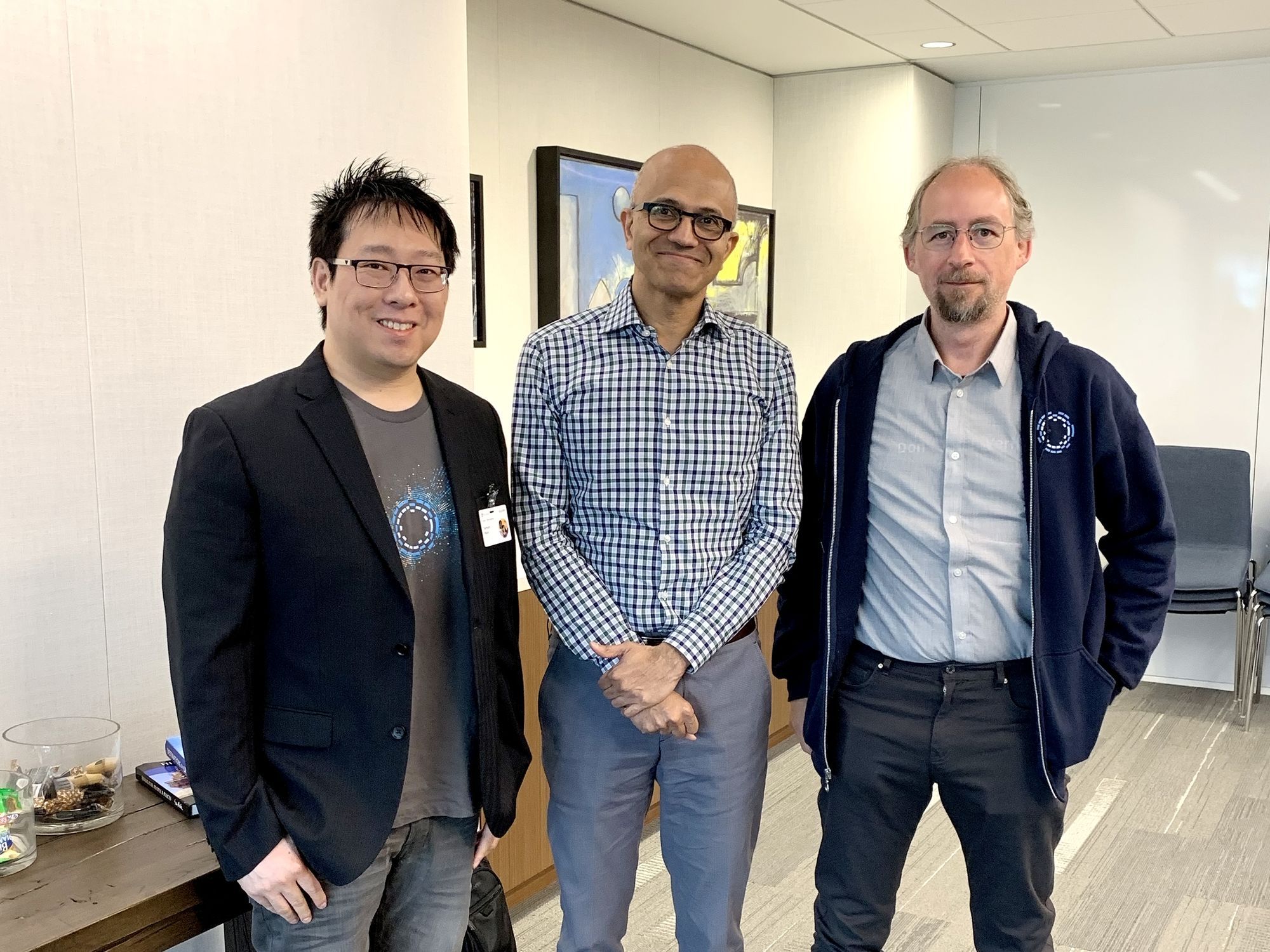 Samson Mow, Adam Back and Microsoft CEO Satya Nadella – The Coinomist