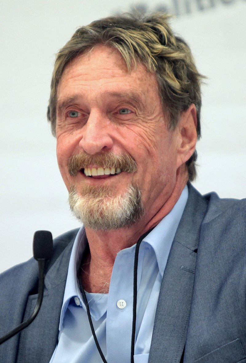 John McAfee, early cryptocurrency advocate - The Coinomist