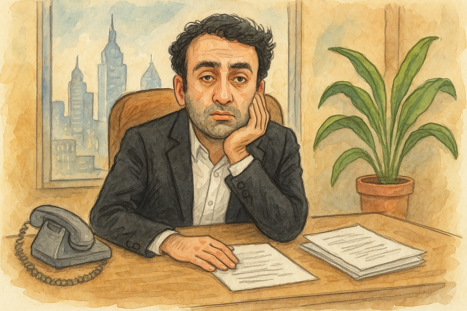 An illustration of the appearance of Bilal bin Saqib - The Coinomist