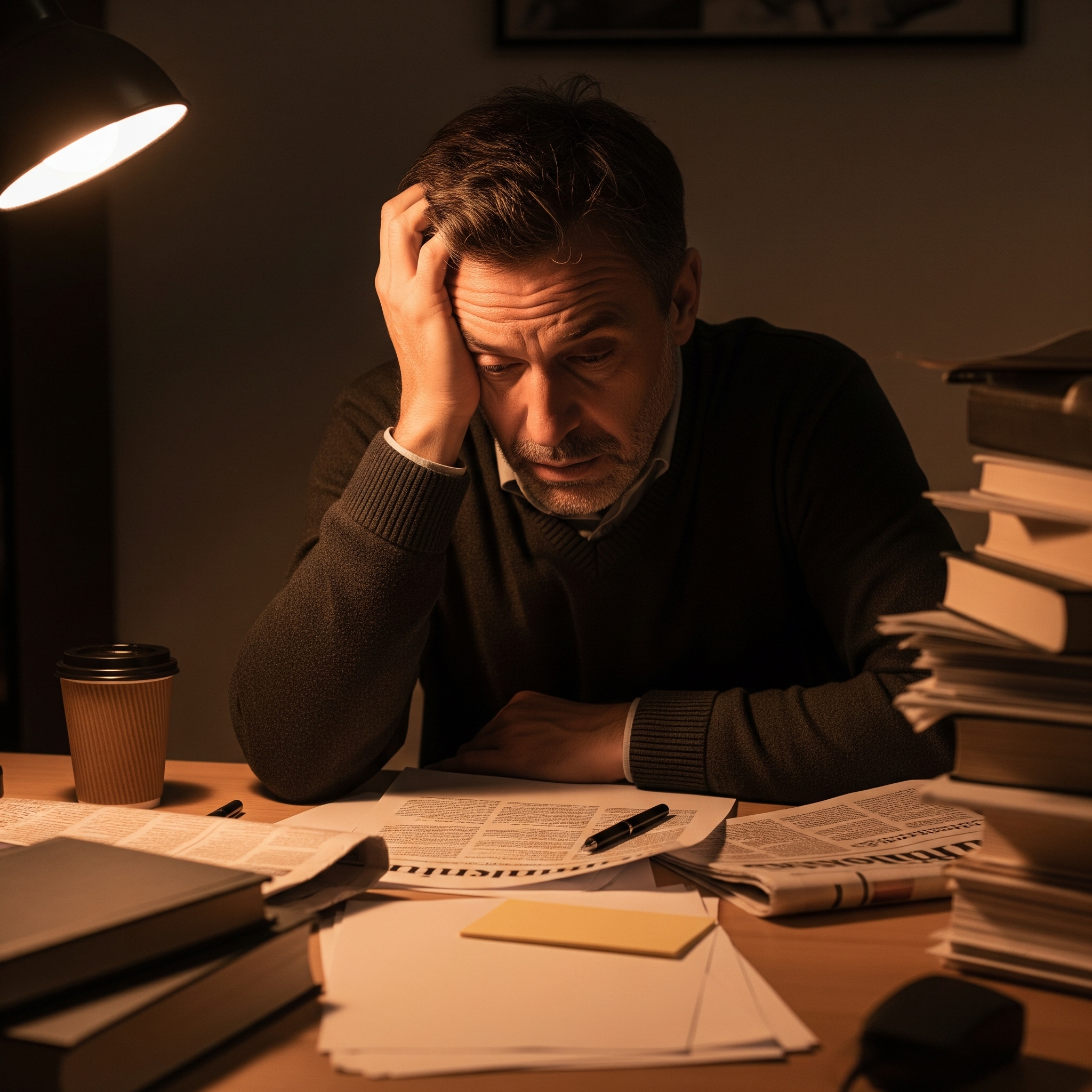 Journalist revising an article after editorial review - The Coinomist