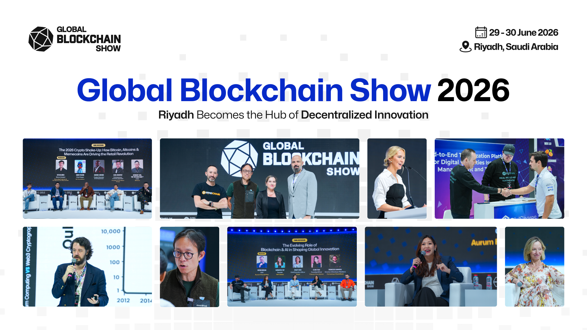 Global Blockchain Show Riyadh 2026: Justin Sun, Yat Siu, and 250 speakers head to Saudi Arabia - The Coinomist
