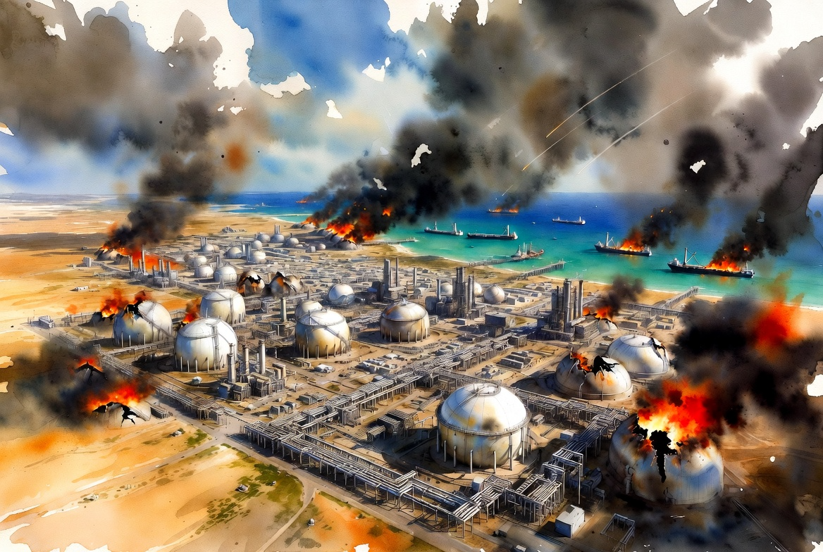 Qatar: Ras Laffan LNG hit; B annual loss, repairs up to 5 years