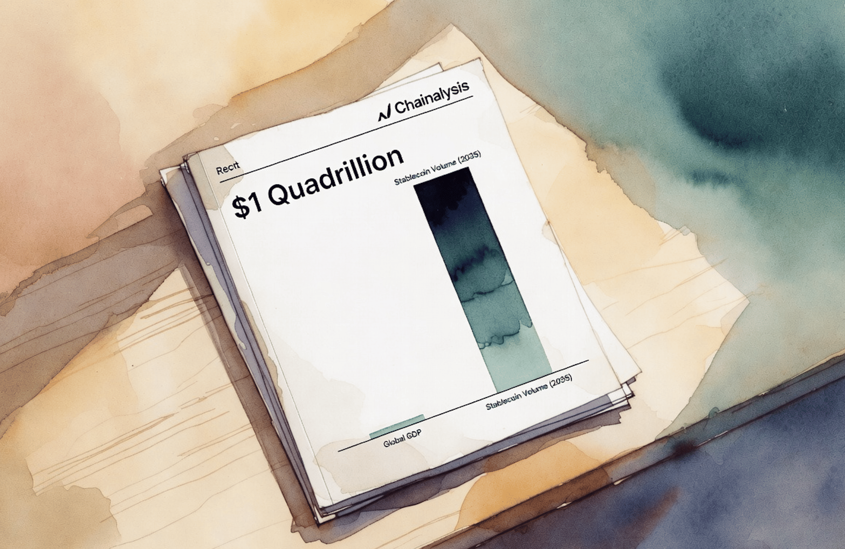Chainalysis: Stablecoin volume may exceed quadrillion by 2035