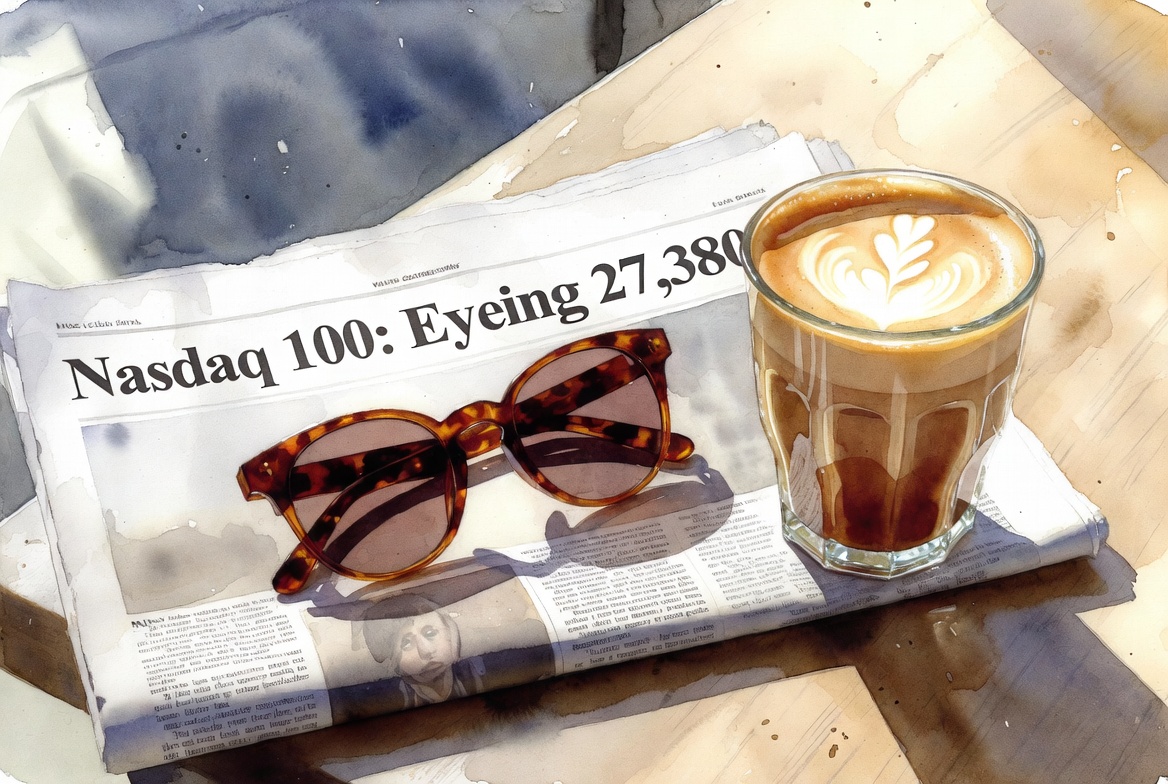 Nasdaq 100 holds above 26,288; technical target 27,380