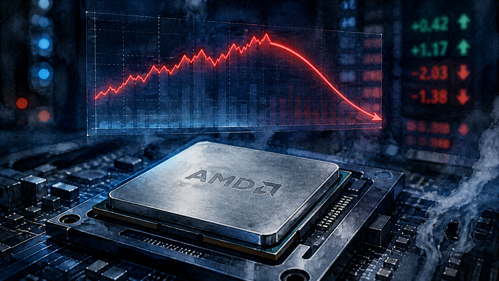 AMD jumps on AI ahead of earnings; Tech indicators flag pullback