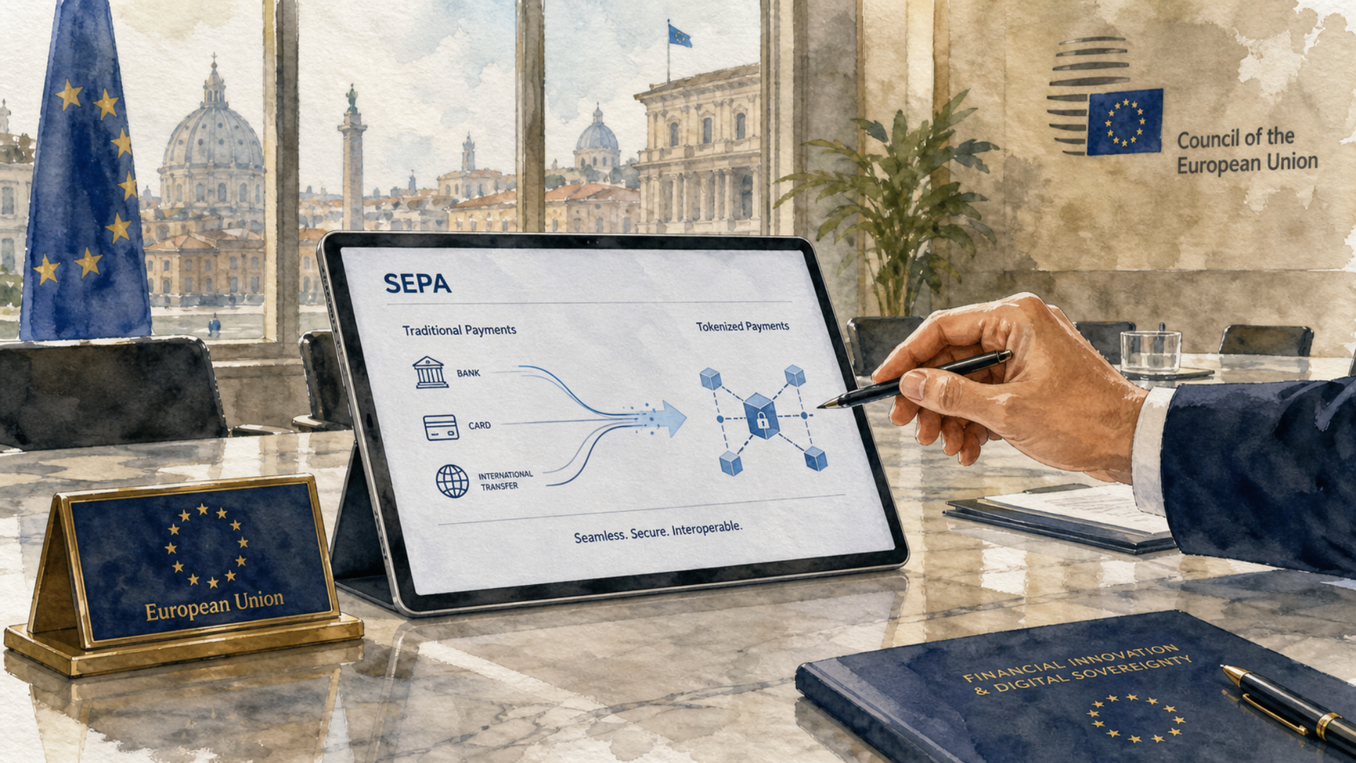 Bank of Italy deputy urges EU to study tokenized SEPA