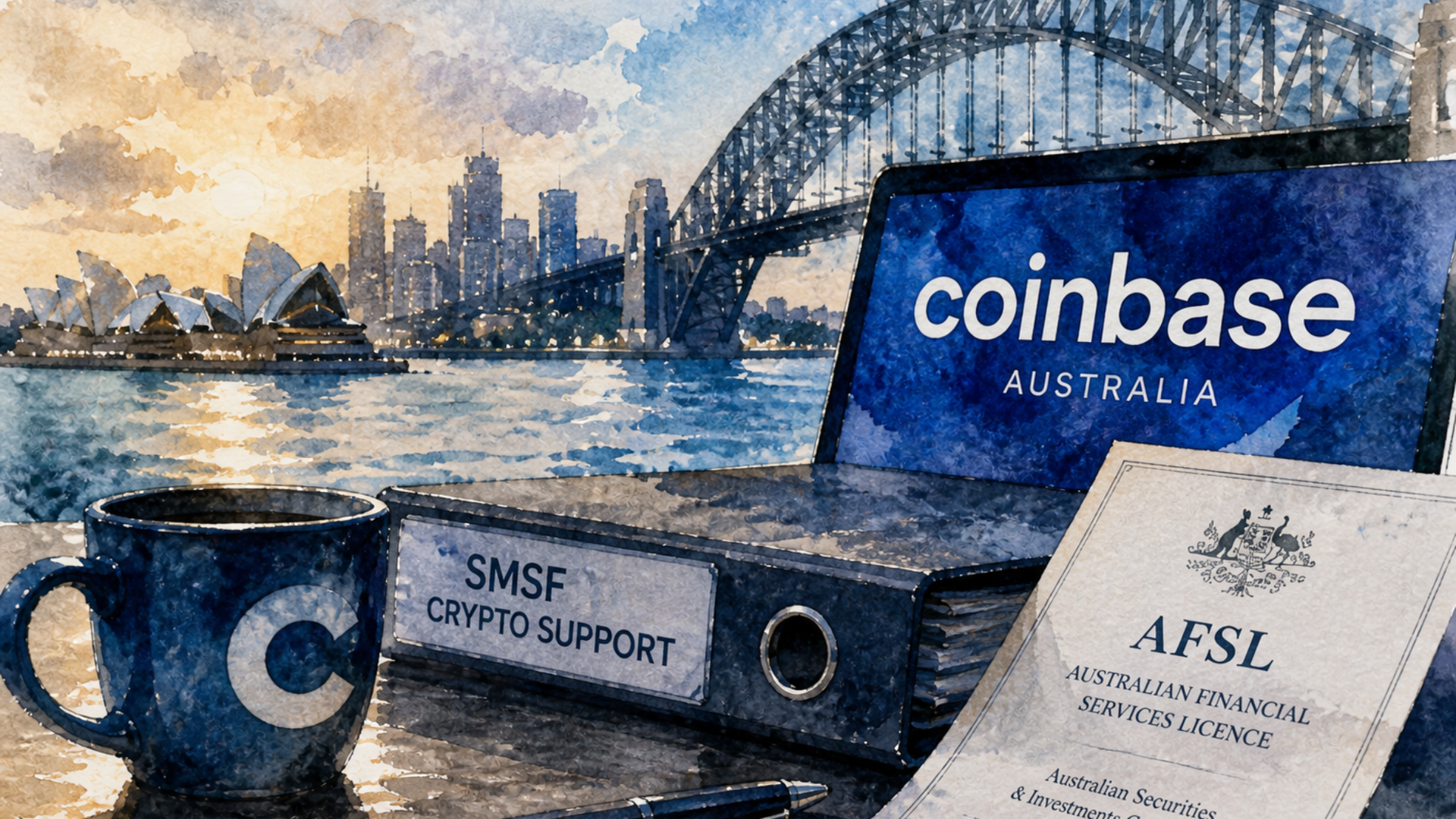 Coinbase Australia adds SMSF crypto support after AFSL