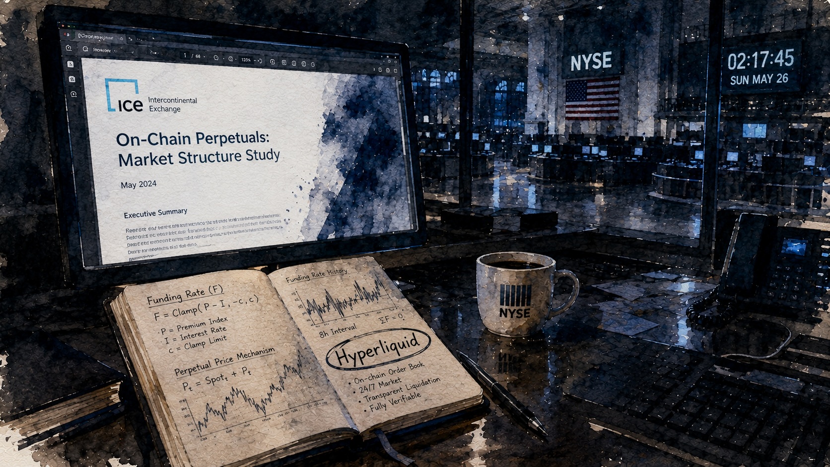 ICE met Hyperliquid to study 24/7 on-chain perpetuals