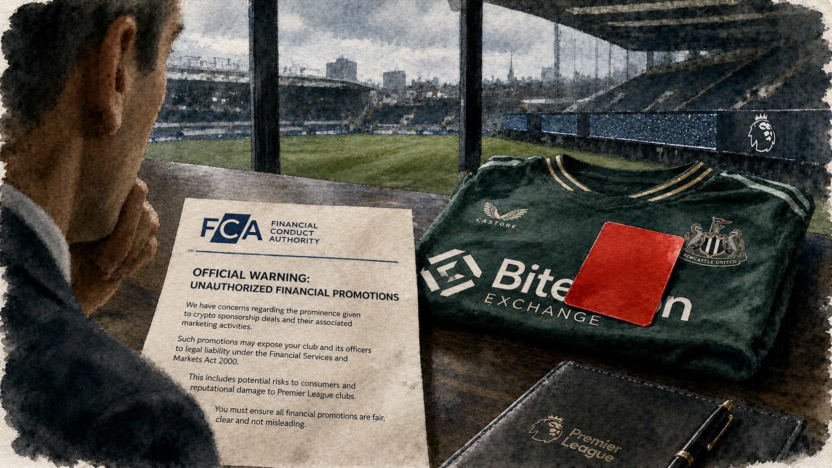 FCA warns UK clubs over unauthorized crypto sponsorships