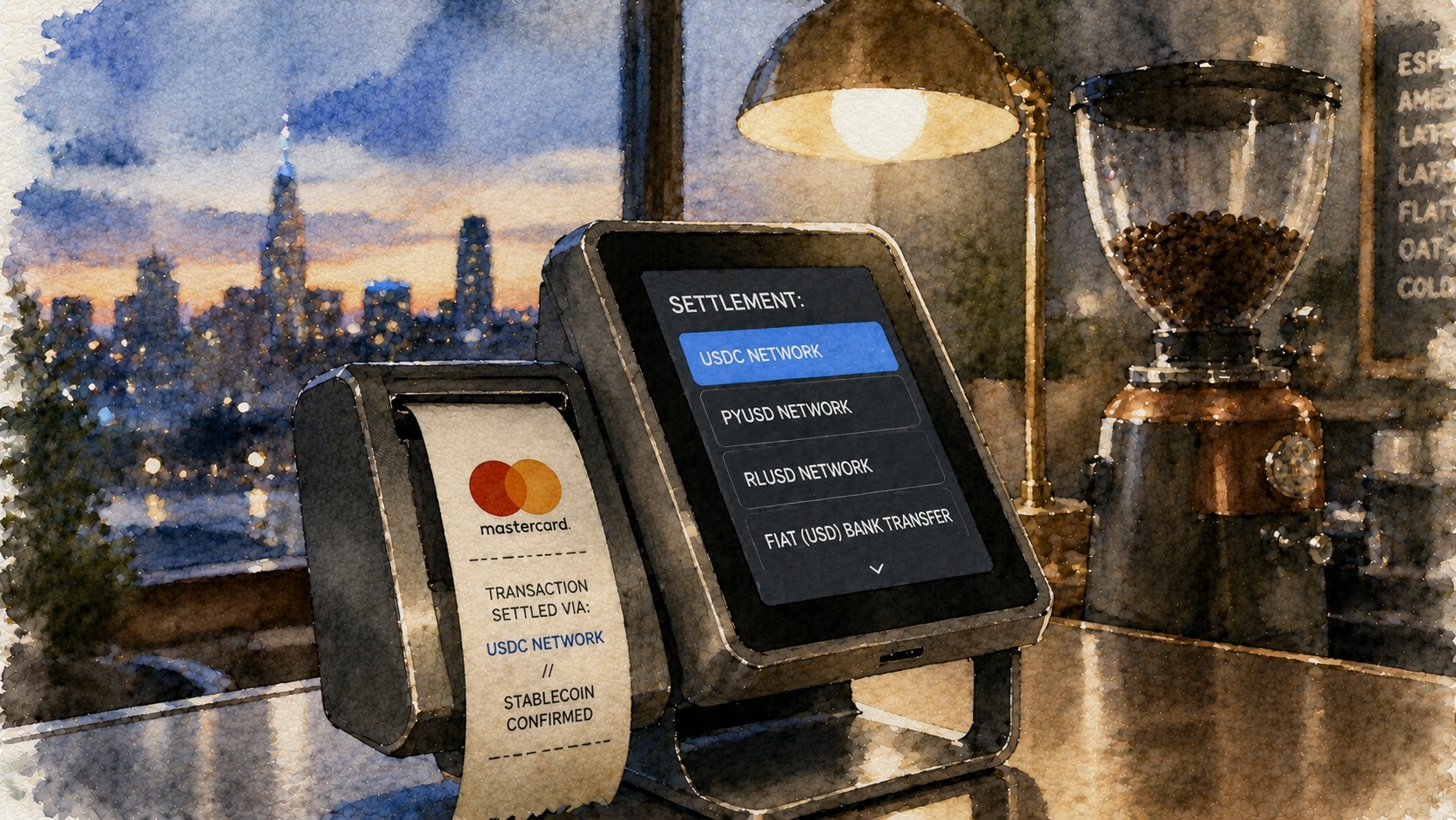 Mastercard to settle cards with USDC, PYUSD and RLUSD
