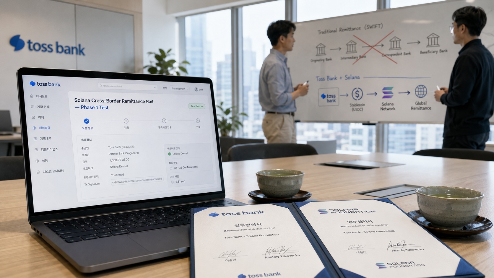 Toss Bank to pilot blockchain banking on Solana